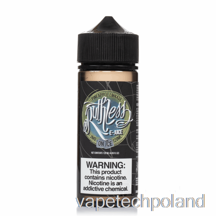 Vape Tech Polska Lemoniada Ananasowa Na Lodzie - Bezwzględna Para - 120ml 3mg
